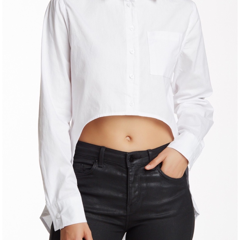 NORDYS SOLD OUT, ASLIO High /Lo Edgy Blouse - Picture 4 of 5